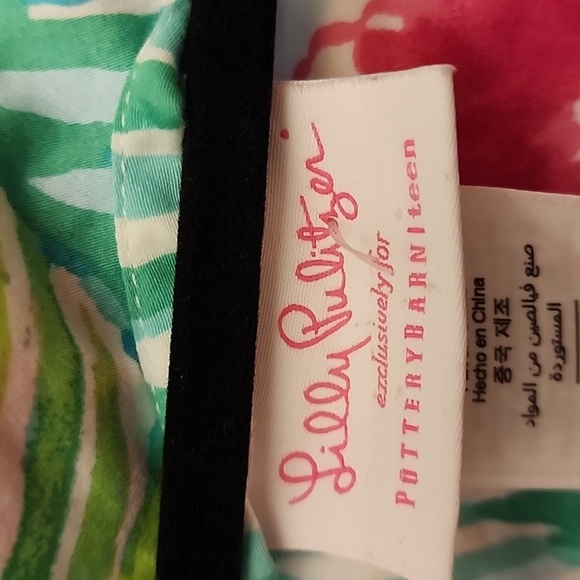 Lilly Pulitzer x Pottery Barn Teen Via Flora Pajama Lounge Shirt Size Large - Picture 2 of 5